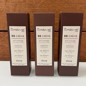 The Creme Shop BB Creme Deep SPF 30 PA++ Full Coverage Foundation 1.69oz x3 New
